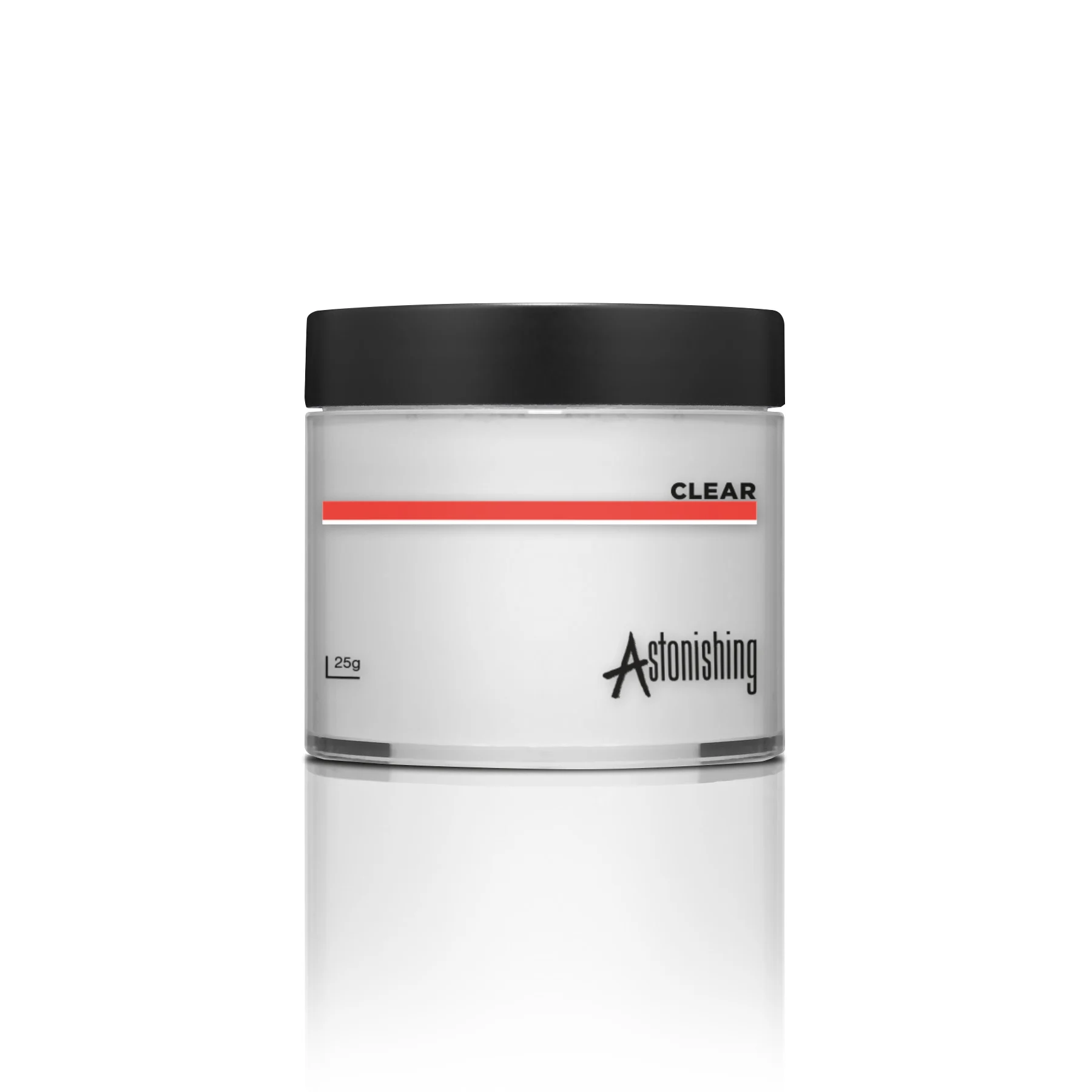 Astonishing Acrylic Powder Clear 25gr transparentes Acrylpulver für natürliche Nägel