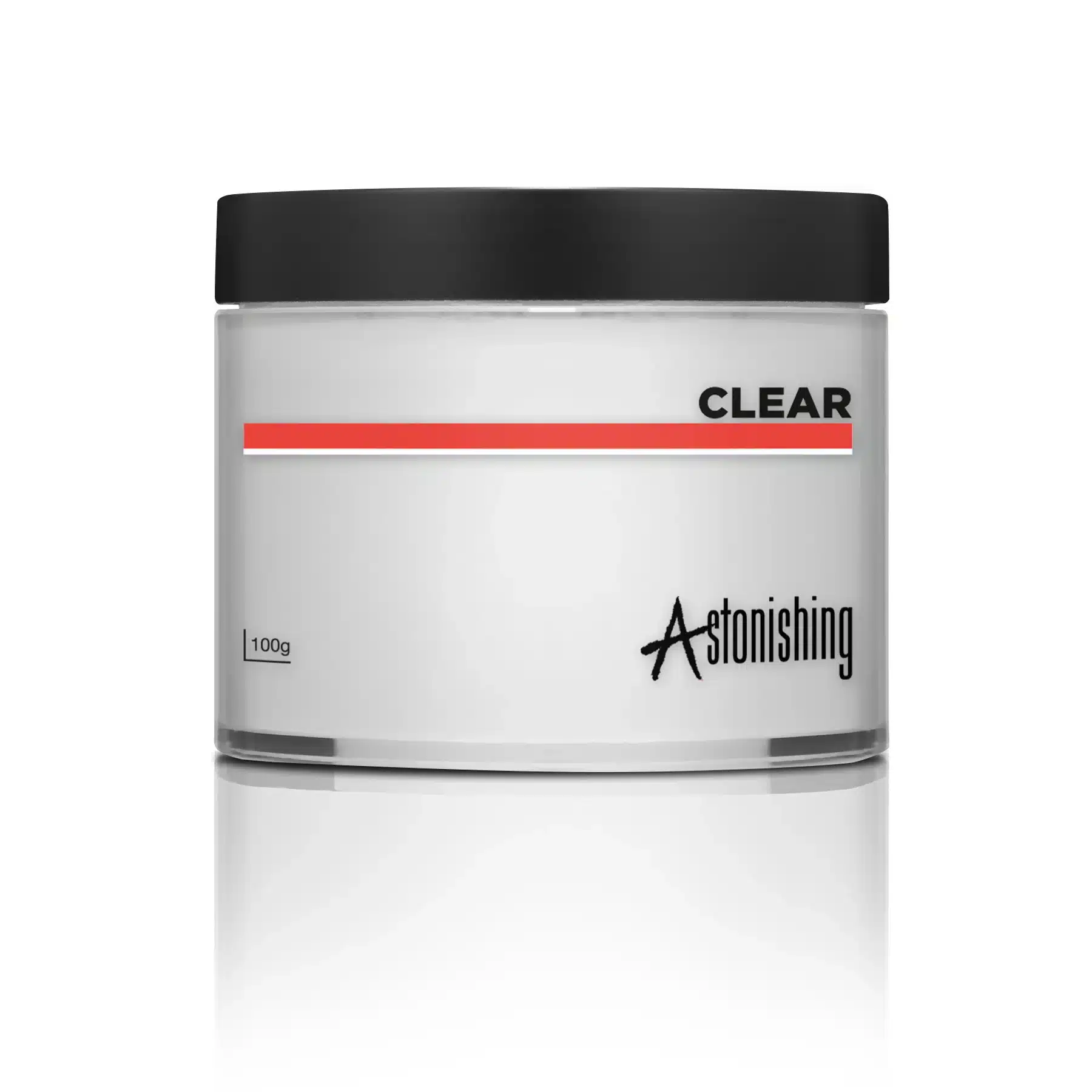 Astonishing Acrylic Powder Clear 100gr transparentes Acrylpulver für natürliche Nägel