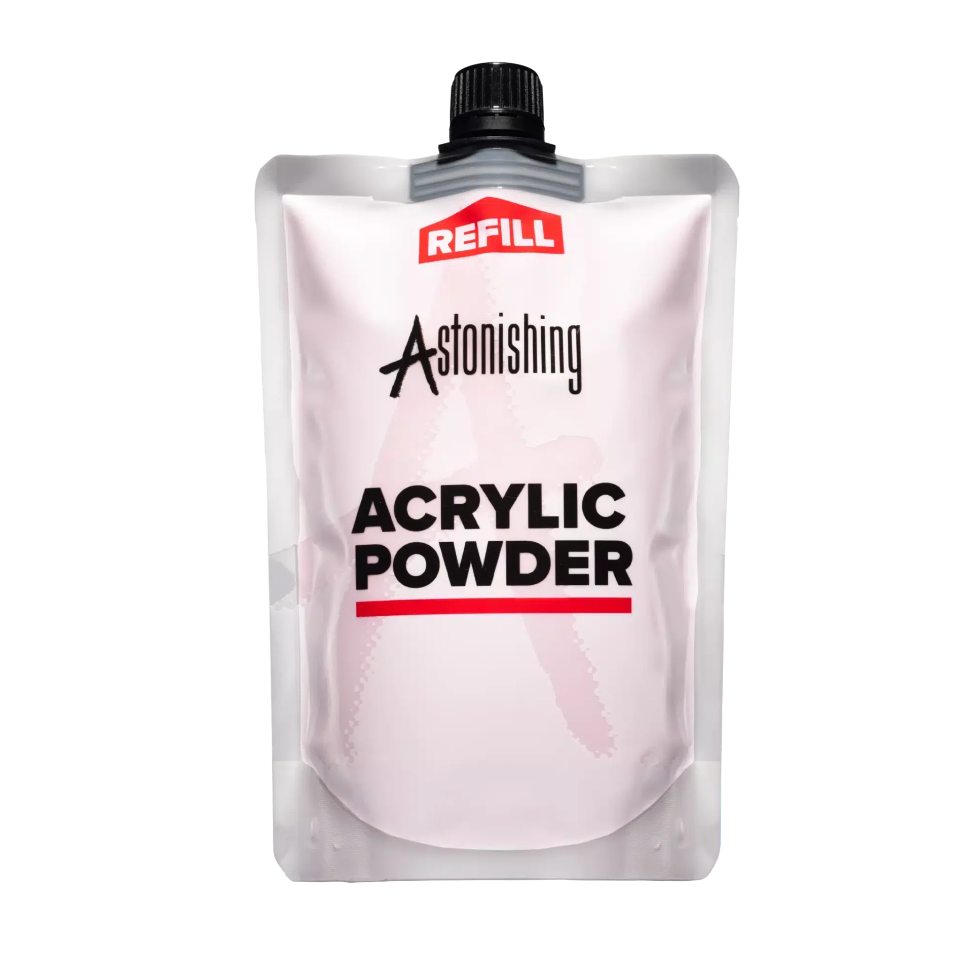 Astonishing Acrylic Powder Transparent Pink 250gr rosa Acrylpulver für einen natürlichen Look