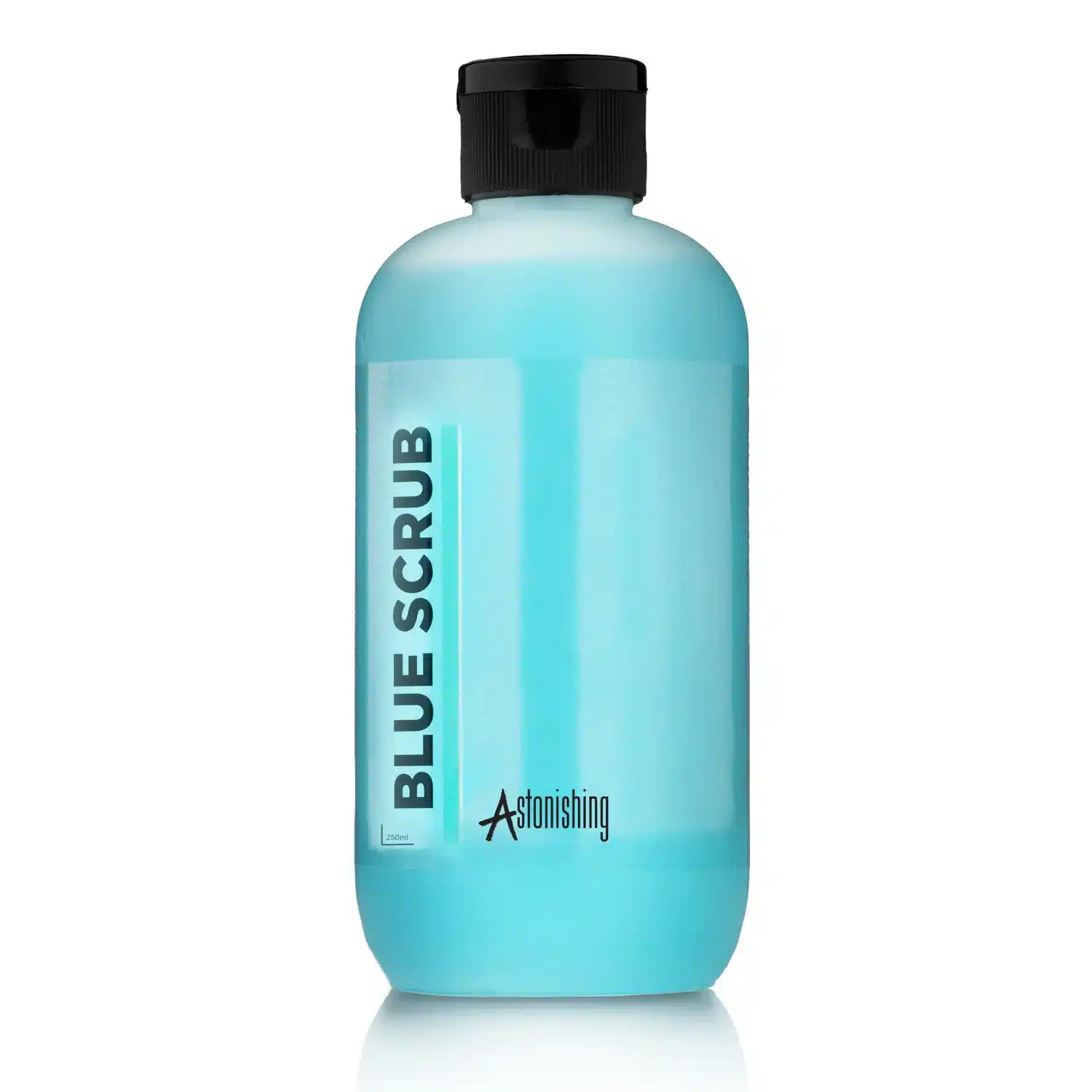 Astonishing Blue Scrub Peeling-Scrub in der 250 ml Flasche für eine glatte, gepflegte Haut