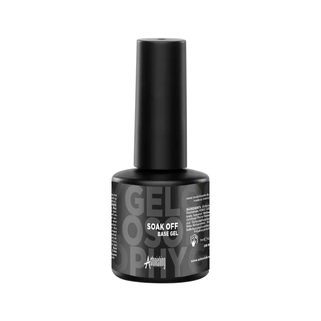 Astonishing Gelosophy Soak Off Base Gel, haftendes Basisgel für Nägel im 7 ml Fläschchen