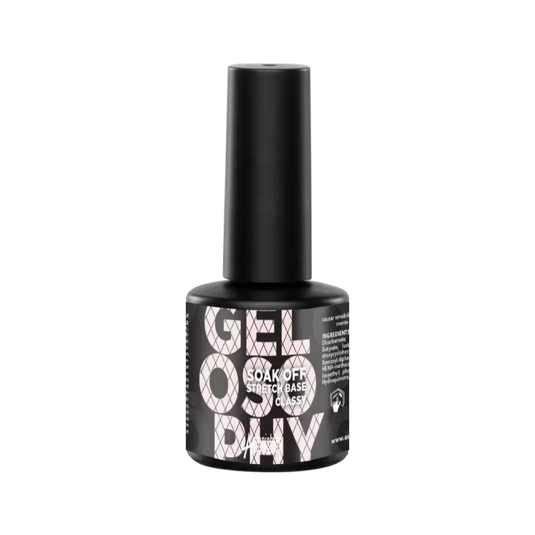 Astonishing Gelosophy Soak Off Stretch Base Classy, flexibles Basisgel im 7 ml Fläschchen