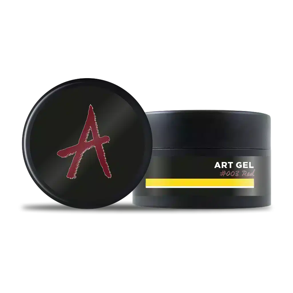 Astonishing Art Gel #003 Red 7gr, rotes Gel zum Zeichnen von Nailart-Details