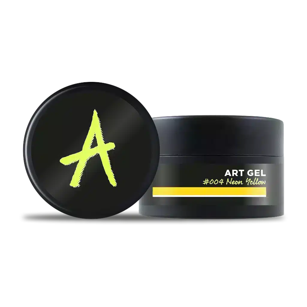 Astonishing Art Gel #005 Neon Yellow 7gr, neongelbes Gel für auffällige Nailart
