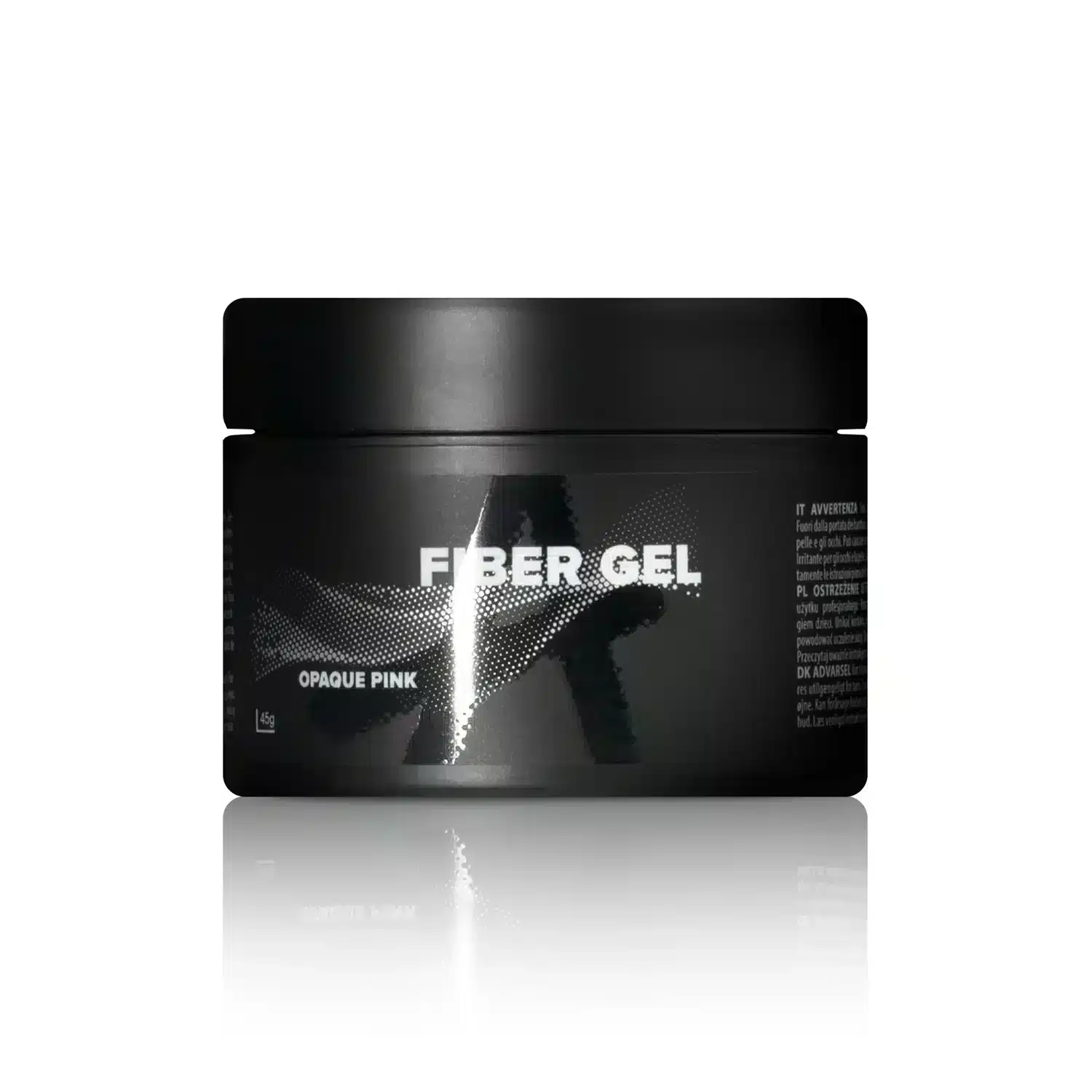 Astonishing Fiber Gel Opaque Pink 45 gr, deckend rosa Fibergel in der Großpackung für den Salon
