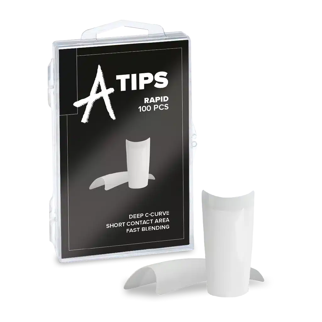 Astonishing Rapid Tips, 100 Stück Nageltips mit tiefer C-Curve für eine schnelle Nagelverlängerung