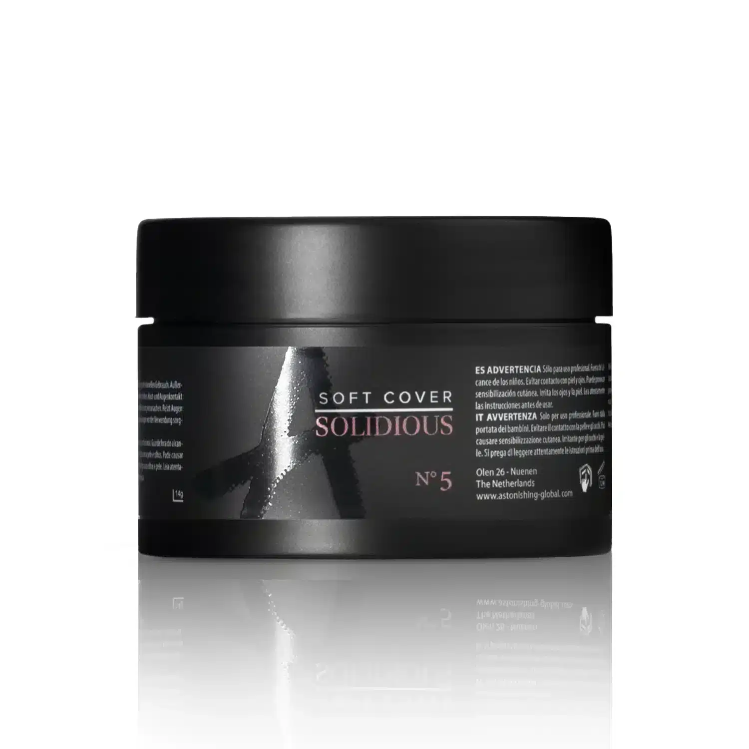 Astonishing Solidious Gel Soft Cover 14gr, leicht deckendes Buildergel für die Nägel