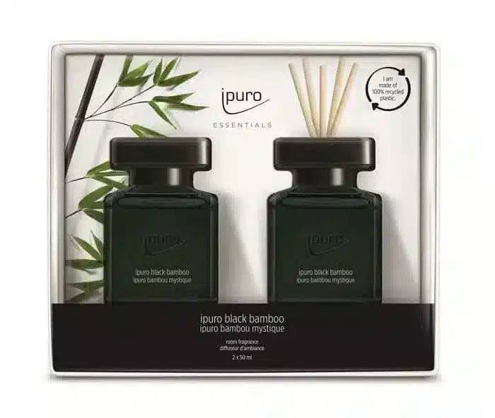 Essentials Nachfüllset 2x50ml Black Bamboo für den Duftdiffusor mit raffiniertem Duft zu Hause