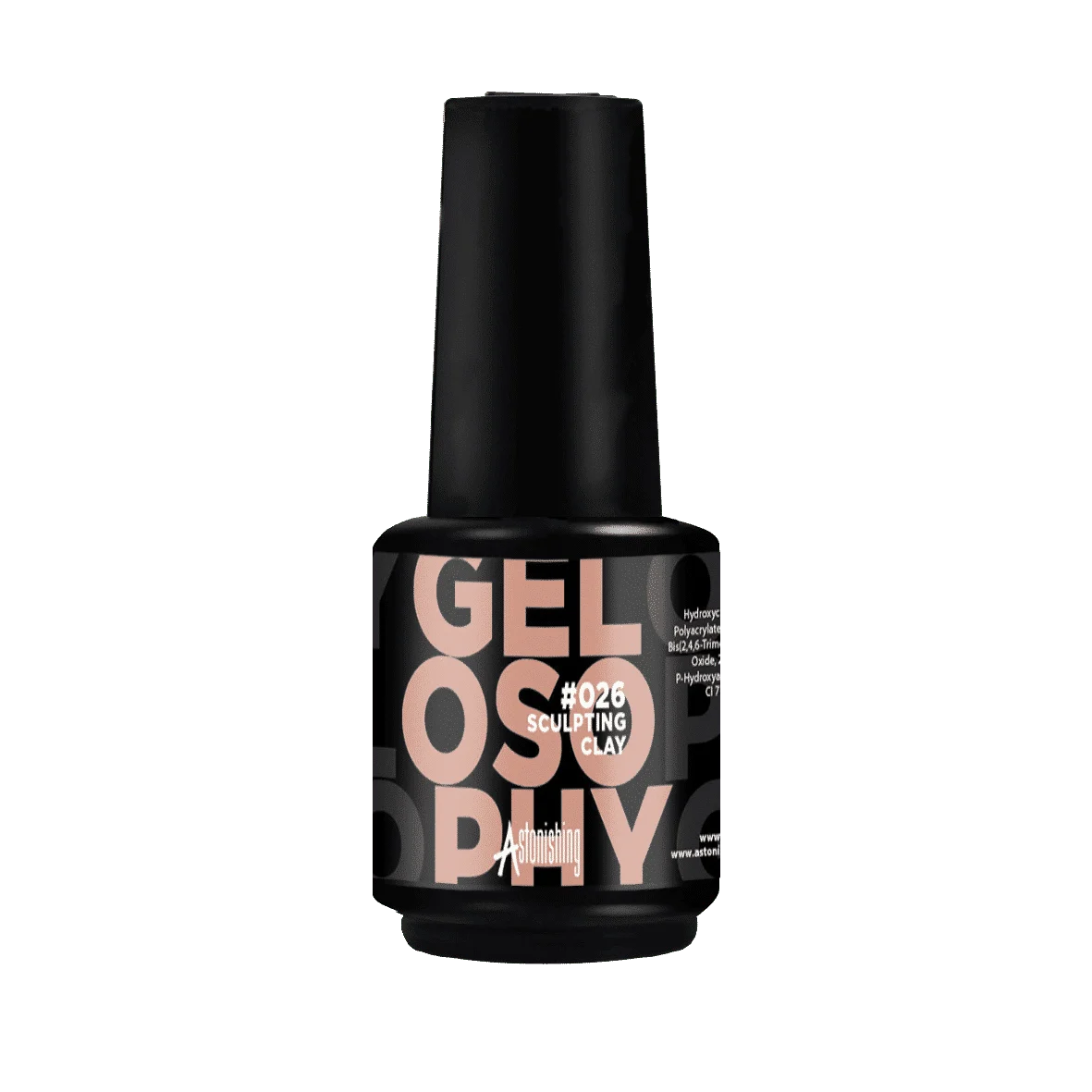 Astonishing Gelosophy #026 Sculpting Clay, farbintensives Nagelgel mit 15 ml für eine schöne Maniküre