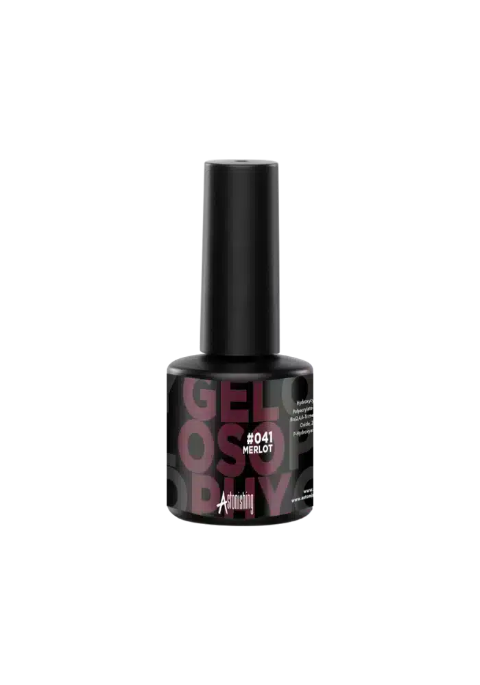 Gelosophy #041 Merlot Nagelgellack von Astonishing, 15 ml für eine strahlende Farbe auf den Nägeln