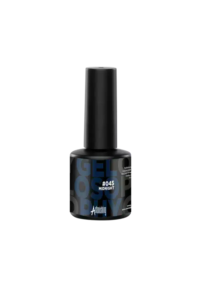 Astonishing Gelosophy #045 Midnight, farbintensives Nagelgel mit 15 ml für eine schöne Maniküre