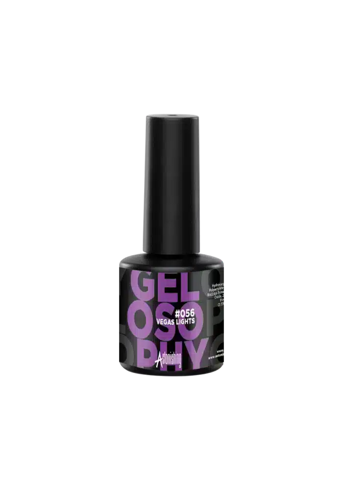 Astonishing Gelosophy #056 Vegas Lights, funkelndes Nagelgel im 15ml Fläschchen für eine auffällige Maniküre