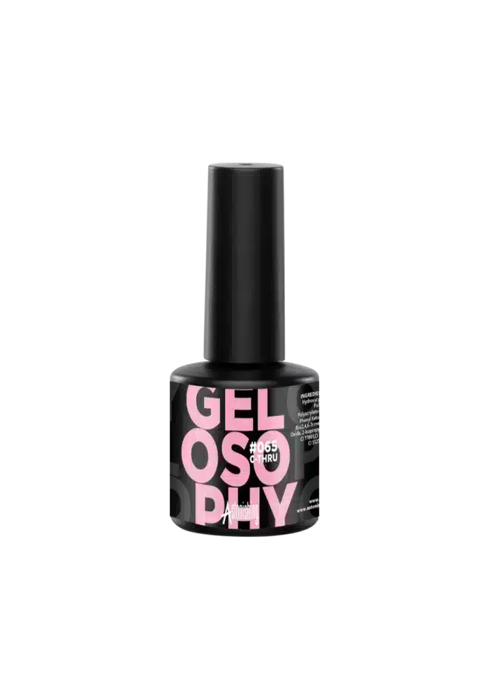 Astonishing Gelosophy #065 C-Thru, transparentes Nagelgel im 15ml Fläschchen für eine dezente Maniküre
