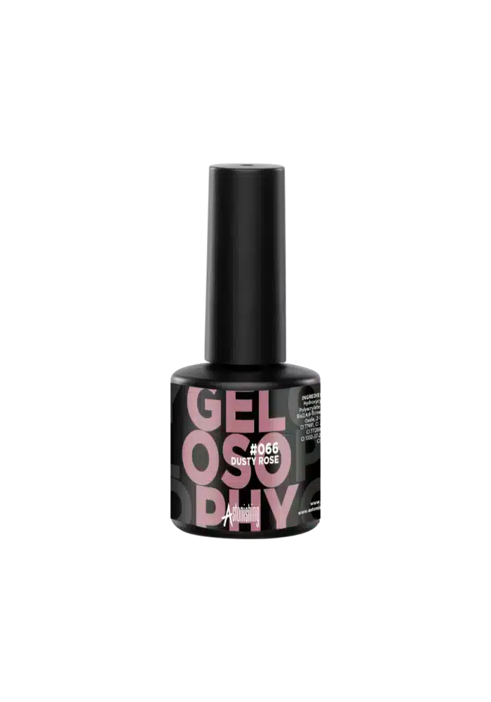 Astonishing Gelosophy #066 Dusty Rose, zartrosa Nagelgel im 15ml Fläschchen für eine elegante Maniküre