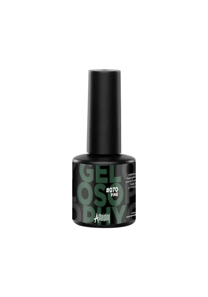 Astonishing Gelosophy #070 Pine, grünes Nagelgel im 15ml Fläschchen für eine natürliche Maniküre