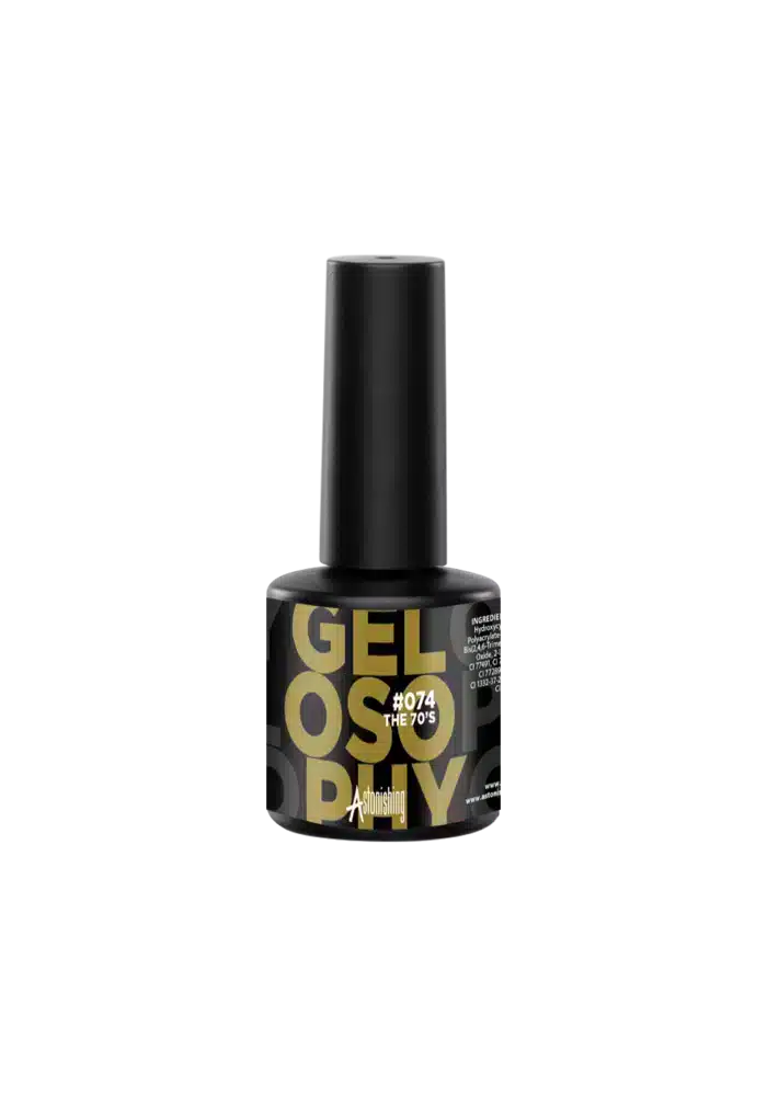 Astonishing Gelosophy #074 The 70's, Retro-Nagelgel im 15ml Fläschchen für eine Vintage-Maniküre