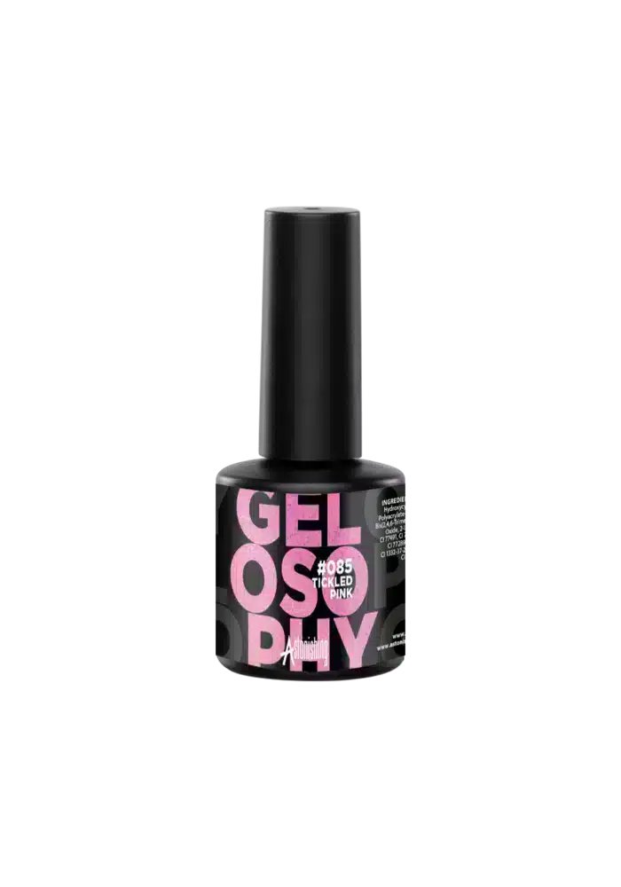 Astonishing Gelosophy #085 Tickled Pink, fröhliches rosa Nagelgel im 15ml Fläschchen für eine schöne Maniküre