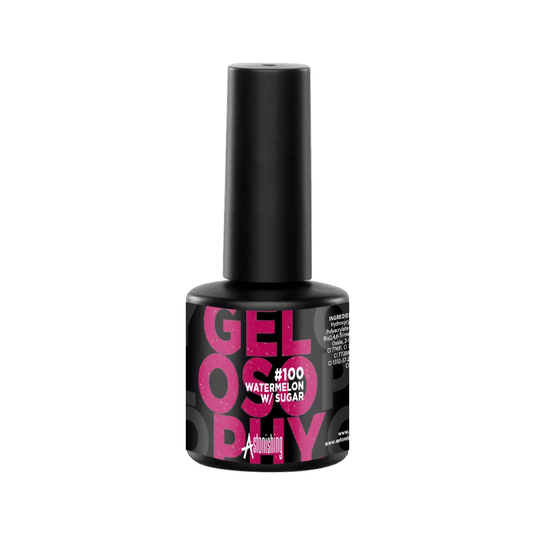 Astonishing Gelosophy #100 Watermelon w/ Sugar 15ml, fruchtiger Gellack für eine langanhaltende Maniküre