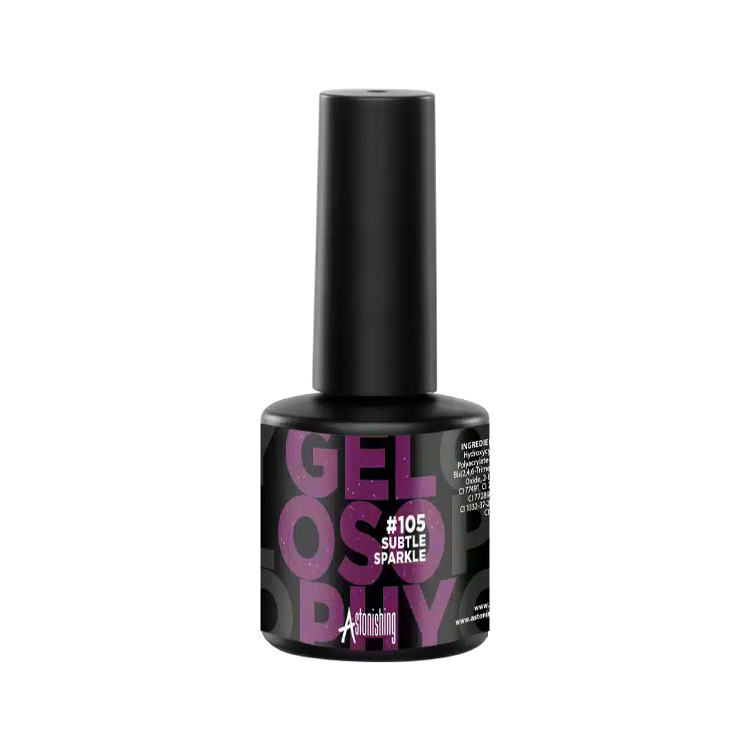 Astonishing Gelosophy #105 Subtle Sparkle 15ml, dezent schimmernder Gellack für eine schöne Maniküre