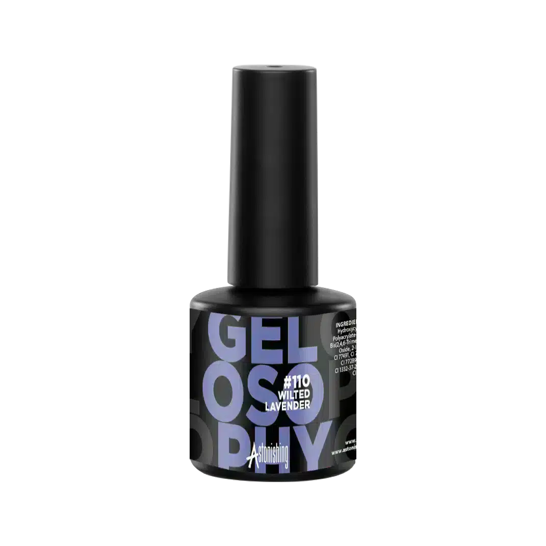 Astonishing Gelosophy #110 Wilted Lavender 15ml, lavendelfarbener Gellack für eine zarte Maniküre