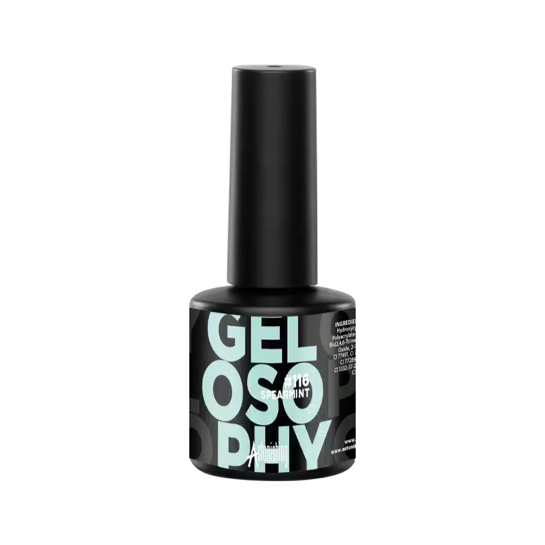 Astonishing Gelosophy #116 Spearmint 15ml, mintgrüner Gellack für eine frische, langanhaltende Maniküre