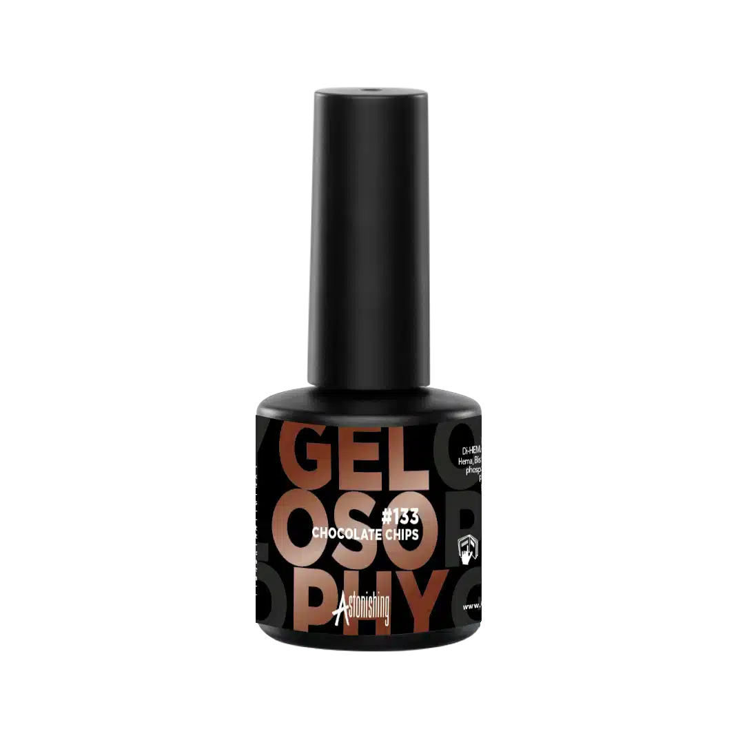 Astonishing Gelosophy #133 Chocolate Chips Gel-Nagellack im 15ml Fläschchen für strahlende Nägel