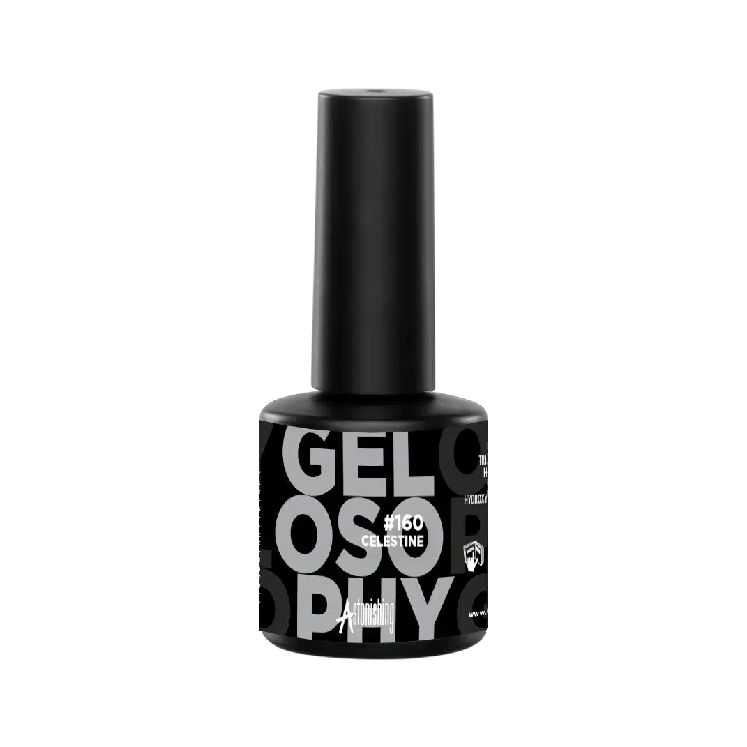 Astonishing Gelosophy #160 Celestine Gel-Nagellack im 15ml Fläschchen für eine himmelblaue Farbe