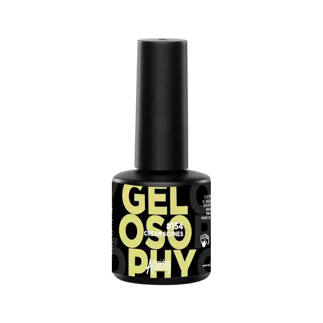 Astonishing Gelosophy #154 Cream Scones Gel-Nagellack im 15ml Fläschchen für einen sanften Nagellook