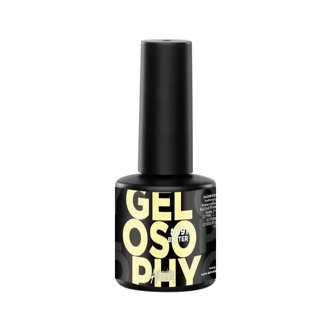 Astonishing Gelosophy Gelpolish #091 Butter 15ml, Gellack für eine langanhaltende, farbenfrohe Maniküre