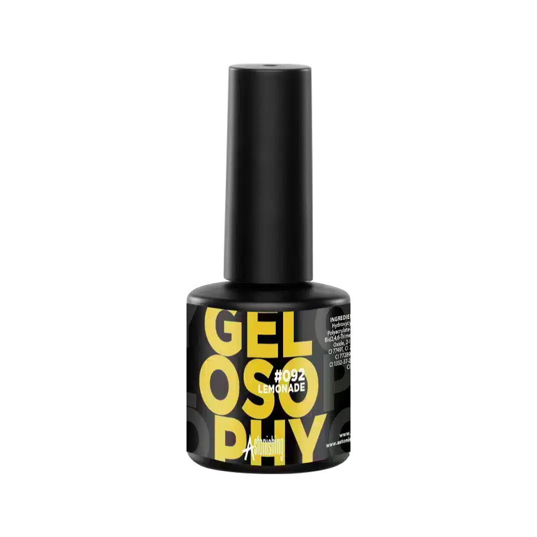 Astonishing Gelosophy Gelpolish #092 Lemonade 15ml, frischer Gellack für eine strahlende Maniküre