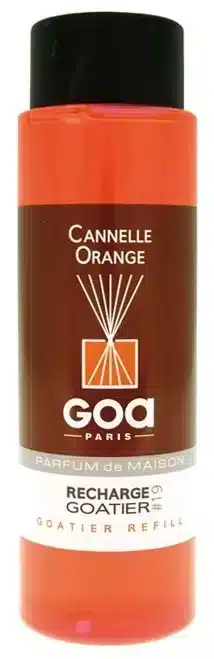 GOA Nachfüllung 250ml im würzigen Duft Zimt-Orange für Duftstäbchen