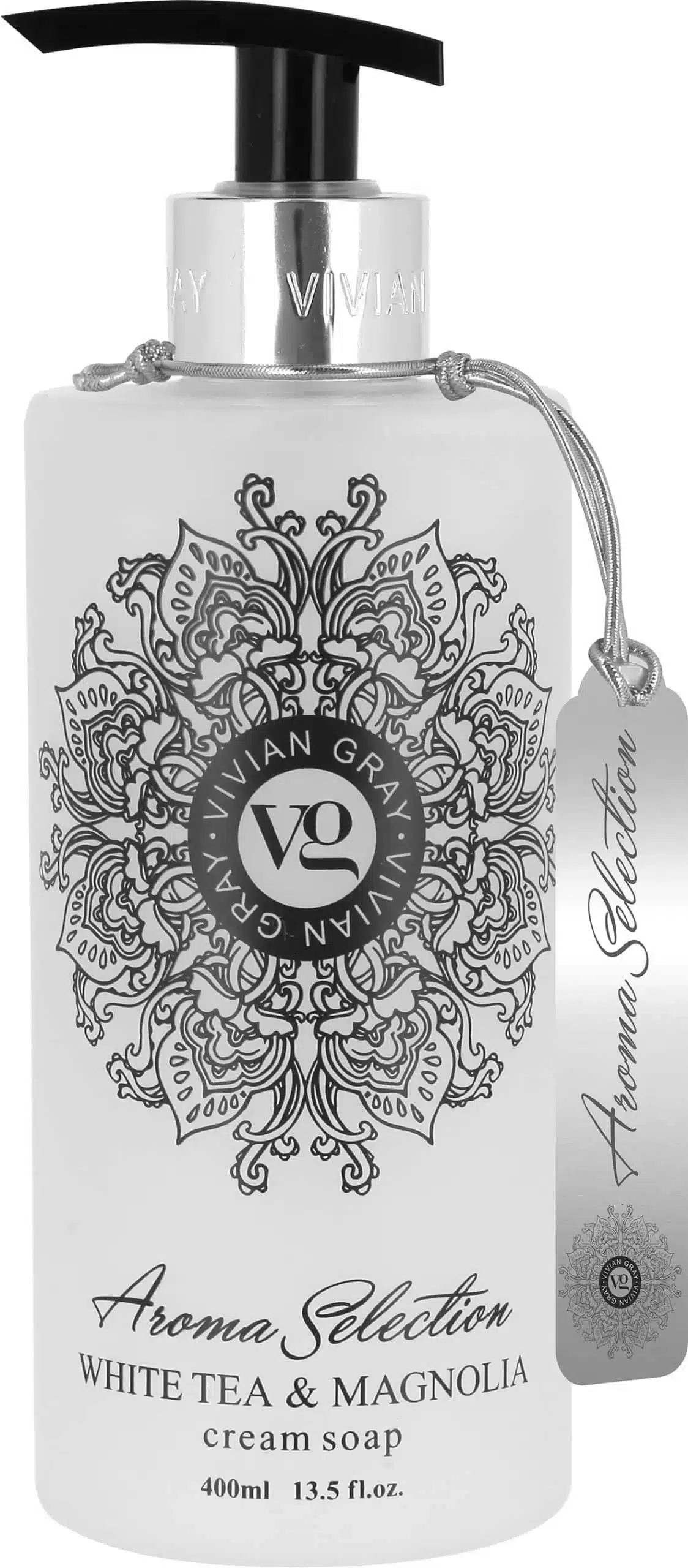 Aroma Selection White Tea & Magnolia Cremeseife 400 ml mit frischem Duft für gepflegte Hände