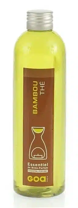 GOA Brennöl mit Duft Bambus und Tee, 250ml für eine warme Atmosphäre zu Hause