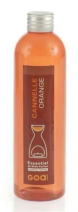 GOA Brennöl mit Duft Zimt und Orange, 250ml für eine warme Atmosphäre zu Hause