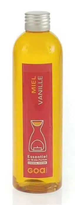 GOA Brennöl mit Duft Honig und Vanille, 250ml für eine warme Atmosphäre zu Hause