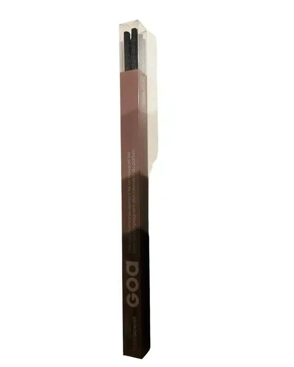 GOA Rotin Pack Divines in Schwarz mit 12 Fibre Sticks für einen langanhaltenden Raumduft