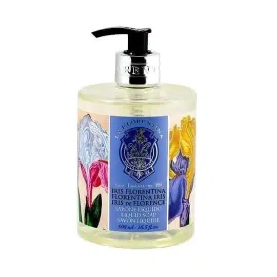Flüssige Handseife 500 ml Iris, pflegende Handseife mit blumigem Irisduft