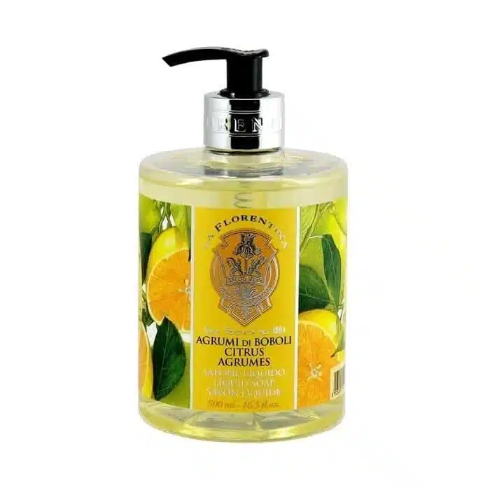 Flüssige Handseife 500 ml Citrus Boboli, erfrischende Handseife mit lebhaftem Zitrusduft