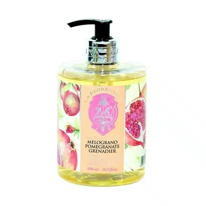 Flüssige Handseife 500 ml Granatapfel - Pomegranate, pflegende Handseife mit Fruchtduft
