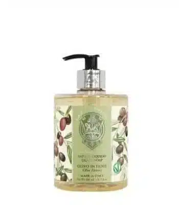 Flüssige Handseife 500 ml Olive Flowers, pflegende Handseife mit sanftem Blumenduft