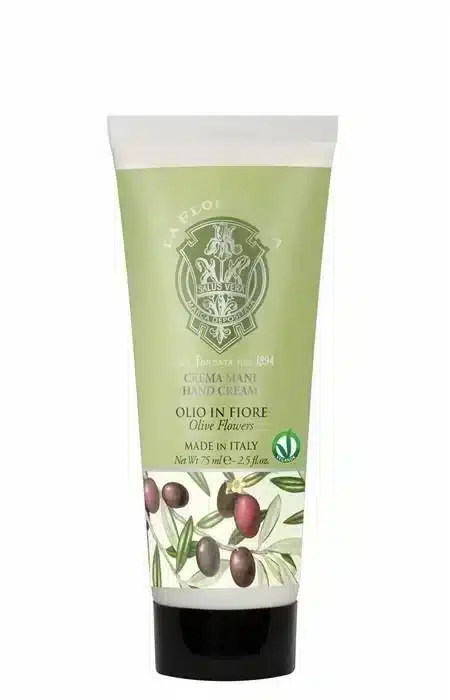 Handcreme Florentina Olive Flowers, 75 ml, pflegende Handcreme mit sanftem Blumenduft
