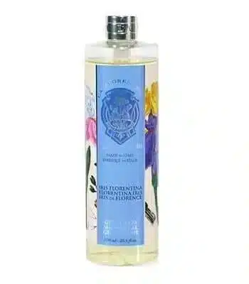 La Florentina Schaumbad Iris, 500 ml, pflegendes Schaumbad mit blumigem Irisduft