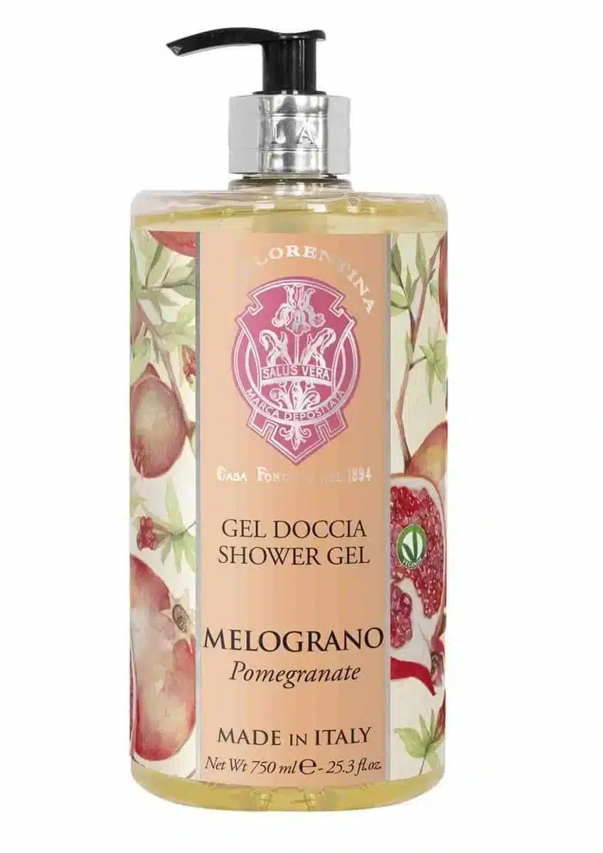 Duschgel 750 ml mit Granatapfel (Pomegranate) für ein fruchtiges und pflegendes Duscherlebnis