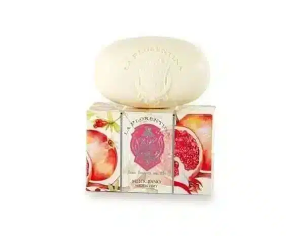 Granatapfelseife (Pomegranate) 300 gr mit fruchtigem Duft in einer schönen Geschenkverpackung