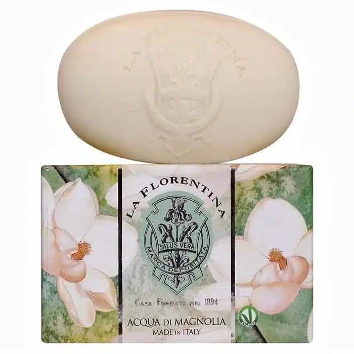 Magnolia Seife 300 gr mit blumigem Magnolienduft in einer schönen Geschenkverpackung