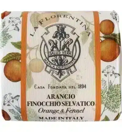 Duftende Seife 106 Gramm mit Orange und wildem Fenchel für die tägliche Handpflege