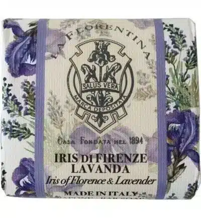 Pflegende Seife 106 Gramm mit dem Duft von Iris und Lavendel für ein entspanntes Gefühl