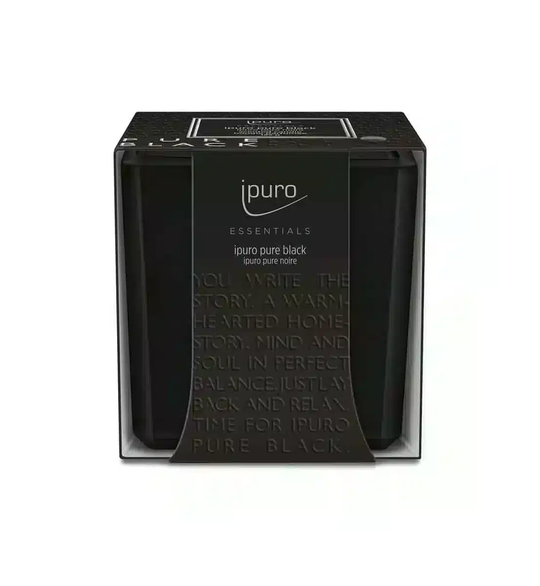Essentials Duftkerze 125g Pure Black für eine stilvolle und intensive Atmosphäre zu Hause