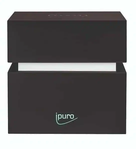 Air Pearls Electric Mini Cube in Schwarz, kompakter Duftverdampfer für jeden Raum im Haus