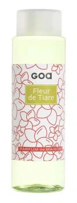 GOA Nachfüllung 250ml im blumigen Duft Tiaréblüte für Ihre Duftstäbchen zu Hause